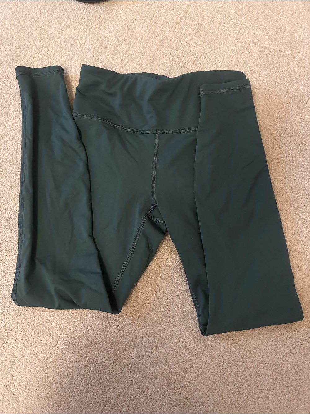 Fabletics Dark Green High-Waist Leggings